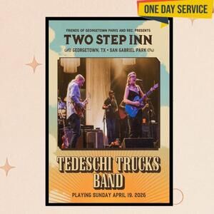 Tedeschi Trucks Band Georgetown Event 2026 Poster